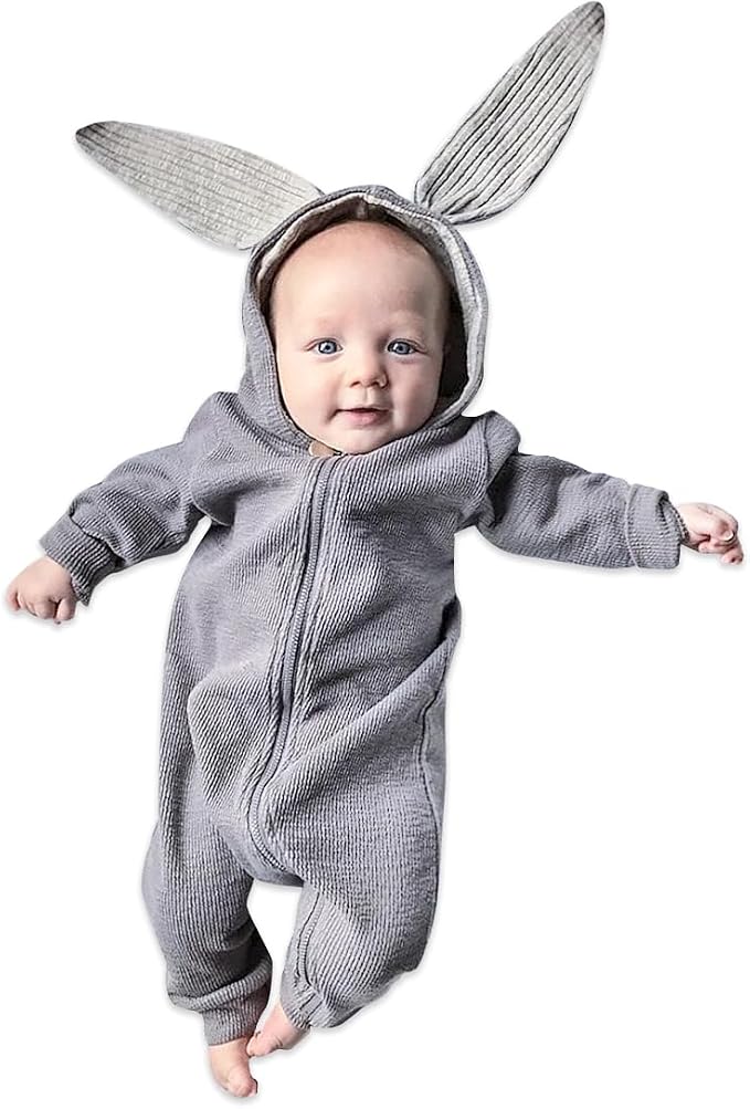 Simplee kids Baby Bunny Outfits Romper, Zipper Up by Simpleekids