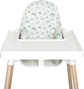 Nibble and Rest Highchair Insert Cover, Compatible for IKEA Antilop Highchair, High Chair Accessories Stain-Proof and Wipeable Insert Cover (Cushion NOT Included)(Bluerainbow)