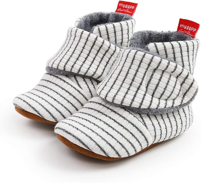 Ohwawadi Infant Baby Slippers Girls Boys Booties Warm Baby Socks Shoes Newborn - Image 2