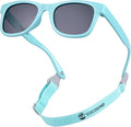 COCOSAND Flexible Baby Sunglasses with Strap Polarized UV Protection for Toddler Infant Newborn Boy Girl Age 0-24 Months