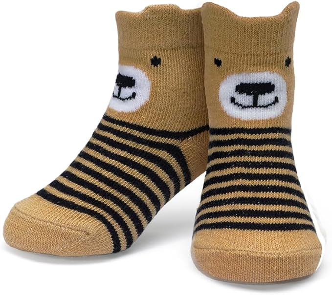 Little Me 8-Pack Baby Socks, Animal Charter Themed, 0-12 Months - Image 3
