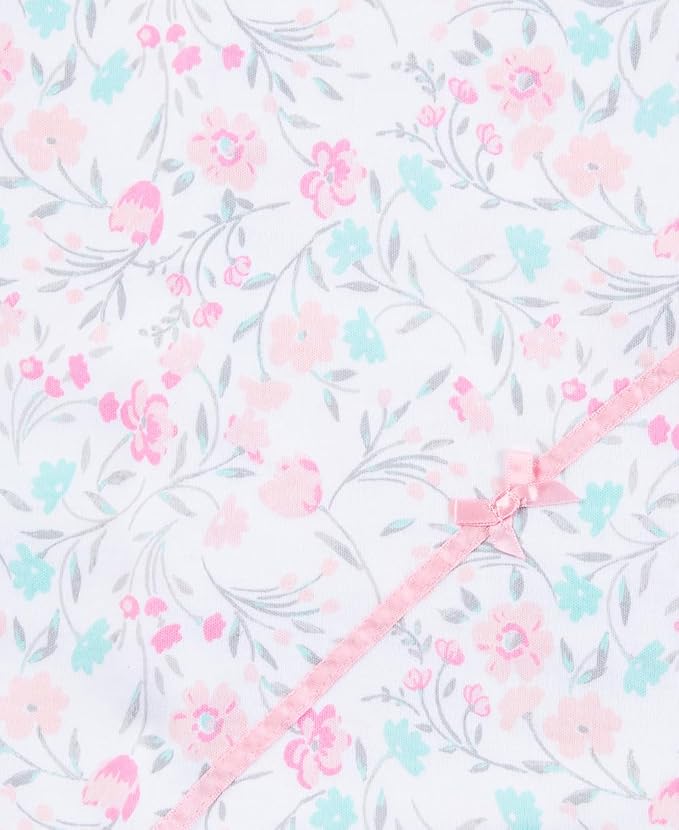 Little Me Blankets for Baby Girls' Watercolor Swaddling Receiving Blanket - Image 4