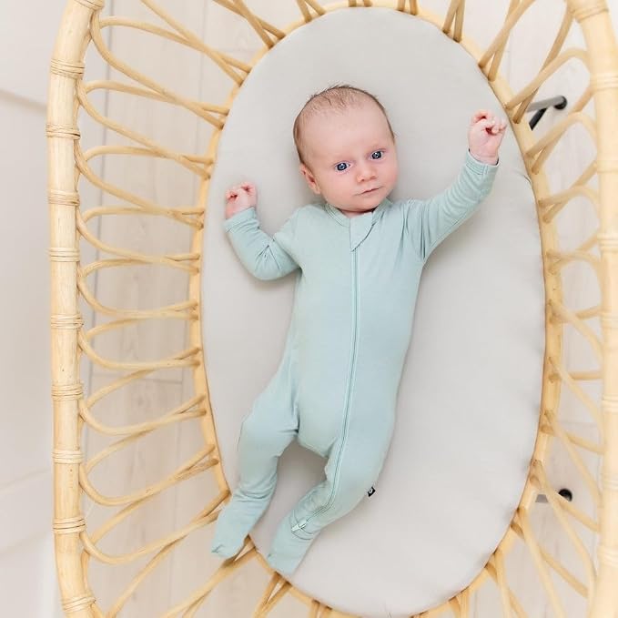 KYTE BABY Infant and Toddler Dual Zipper Footie, Ultra-Soft Rayon Made From - Image 4
