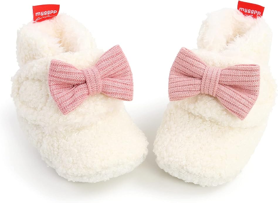 Ohwawadi Infant Baby Slippers Girls Boys Booties Warm Baby Socks Shoes Newborn - Image 5
