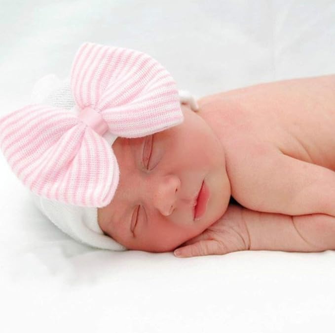 AQOKKA Newborn Baby Girl Hats - Image 5