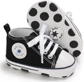 Unisex Baby Girls Boys Canvas High-top Shoes, Newborn Infant Anti-Slip Soft by KKIIDDSS