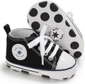Unisex Baby Girls Boys Canvas High-top Shoes, Newborn Infant Anti-Slip Soft by KKIIDDSS
