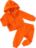 Happy Town Baby Clothes for Girls Boys Clothes Solid Color Zipper Hoodie and by HappyTown