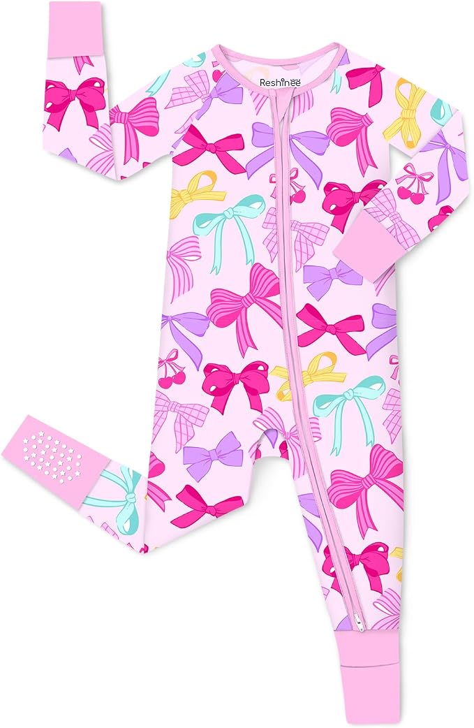 babee Reshinee Viscose Derived from Bamboo Baby Footie Pajamas Convertible by babeeReshinee