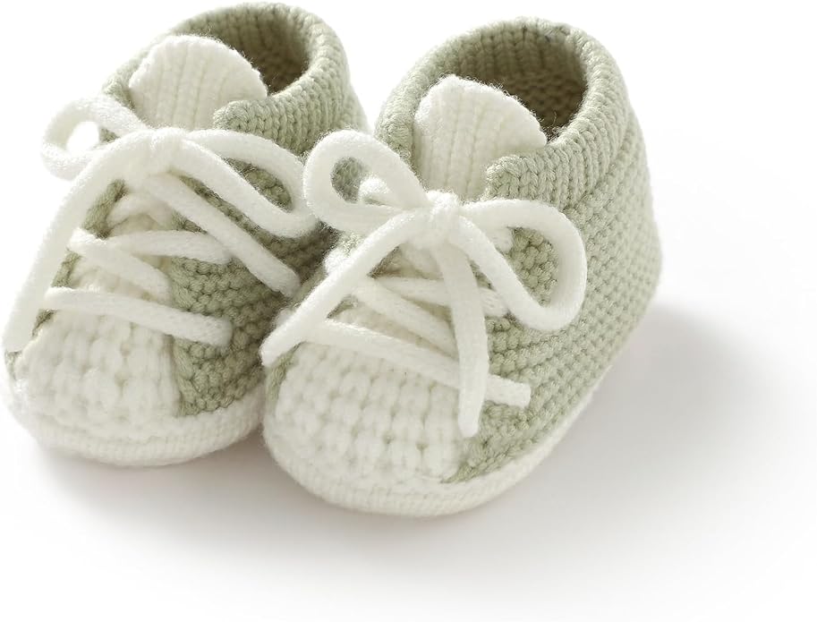 Baby Booties Newborn Baby First Shoes | Cozy Warm Knit Soft Booties by DovFanny