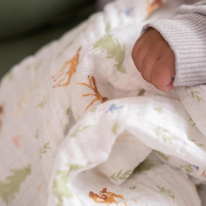 aden + anais Essentials Muslin Swaddle Blankets, Newborn Receiving Blanket - Image 8