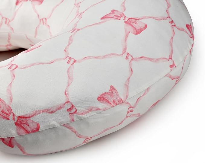 Boyoung Stretchy Nursing Pillow Covers Ultra Soft Slipcovers for Breastfeeding for Baby Girls Boys, Feeding Pillow Cover Fits Standard Infant Support Pillows Positioners Nursing Pillow Case