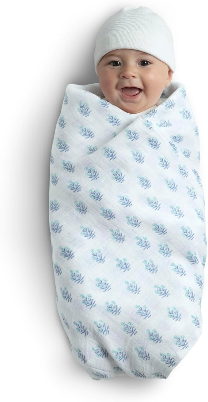 Delta Children 100% Cotton Muslin Baby Receiving Blankets - Image 9