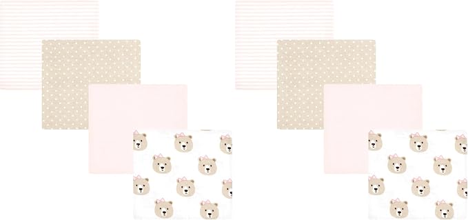 Hudson Baby Unisex Baby Cotton Flannel Receiving Blankets, One Size by HudsonBaby