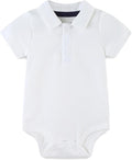 Baby Girl Collared Onsie Polo Bodysuit Boy Cotton Romper Short Sleeve 0~24M by Unknown