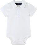 Baby Girl Collared Onsie Polo Bodysuit Boy Cotton Romper Short Sleeve 0~24M by Unknown