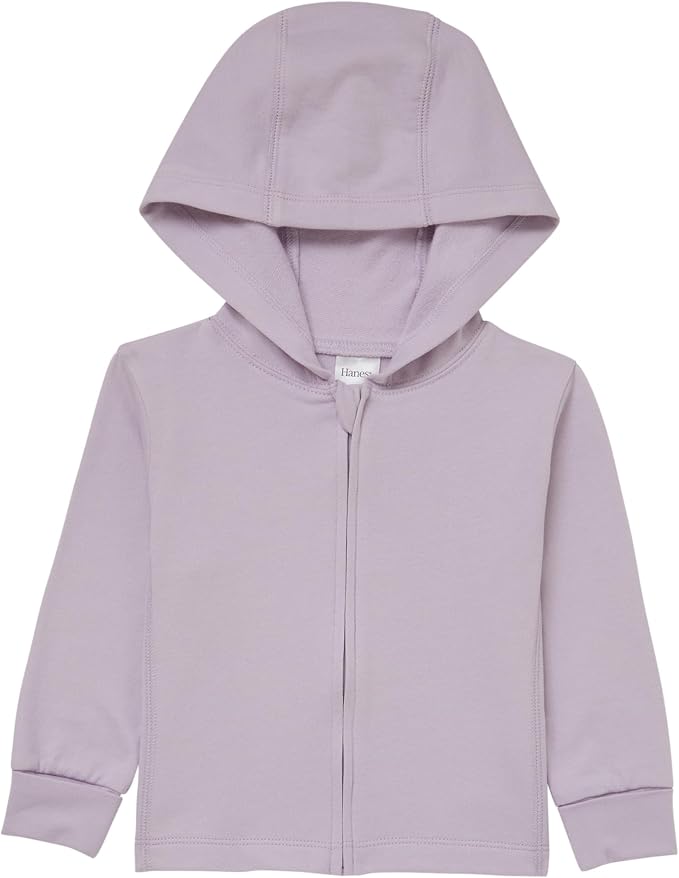 Hanes Baby Pure Comfort French Terry Hoodie, Infant Full-zip Hooded Jacket by Hanes