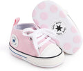 Unisex Baby Girls Boys Canvas High-top Shoes, Newborn Infant Anti-Slip Soft by KKIIDDSS