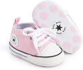 Unisex Baby Girls Boys Canvas High-top Shoes, Newborn Infant Anti-Slip Soft by KKIIDDSS