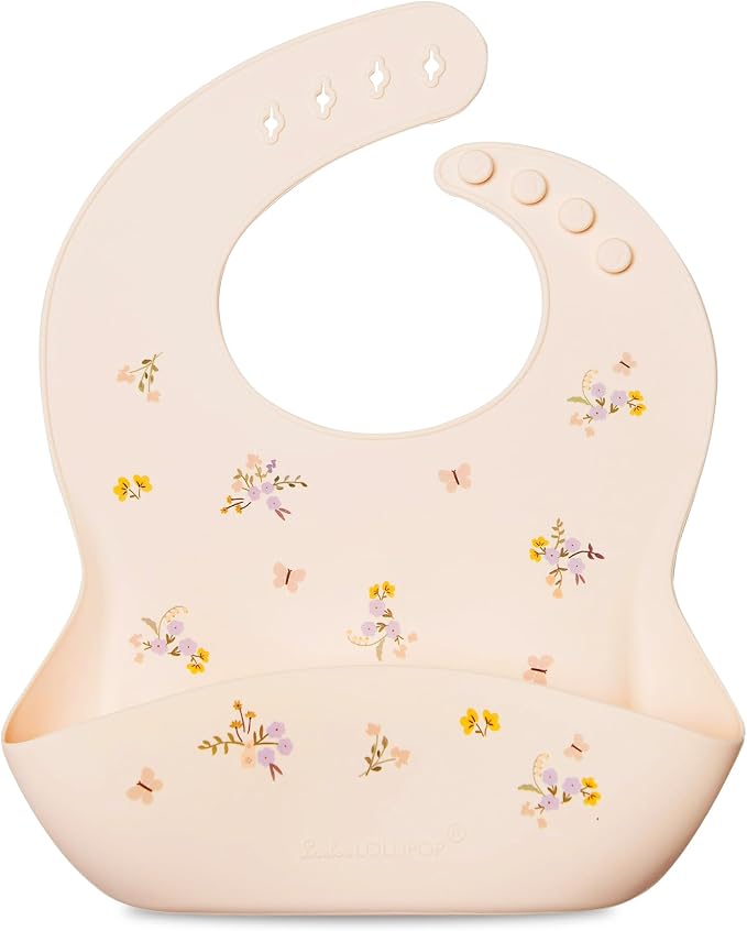 Loulou Lollipop Soft, Waterproof Silicone Feeding Bib by LoulouLollipop