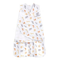 HALO 100% Cotton Sleepsack Swaddle, 3-Way Adjustable Wearable Blanket, TOG 1.5, Jungle Cotton, Preemie, Birth-5lbs