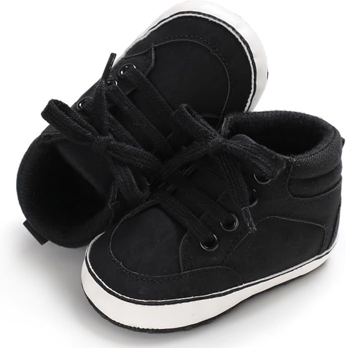 Baby Boys Girls Booties Fleece Anti-Slip Soft Sole Boots Toddler First Walker - Image 7
