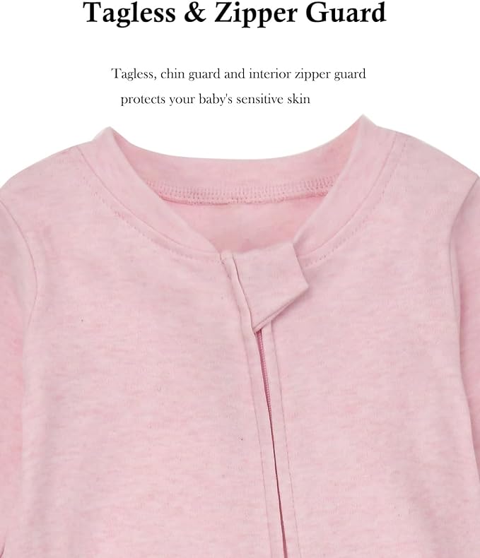 Aablexema Baby Footie Pajamas Cotton - Image 3
