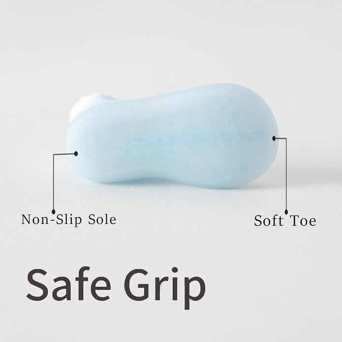 Baby Sock Shoes Toddler Walking Shoes Infant Slippers | Soft Rubber Sole - Image 4