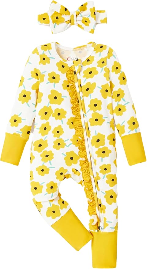 PATPAT Bamboo Viscose Baby Footie by PATPAT