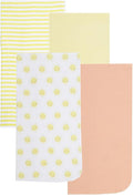 EVERYDAY KIDS 4 Pack of Soft Flannel Receiving Baby Blanket Set by EVERYDAYKIDS