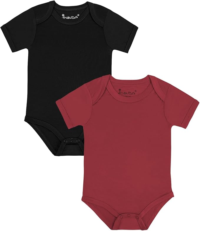 Jimonda Baby Bamboo Viscose Bodysuit Boy/Girl 2Pcs Rompers by JimondaBaby