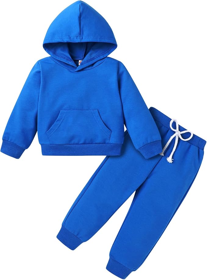 Happy Town Baby Fall Outfits for Girl Boy Long Sleeve Hoodie Top and Long by HappyTown