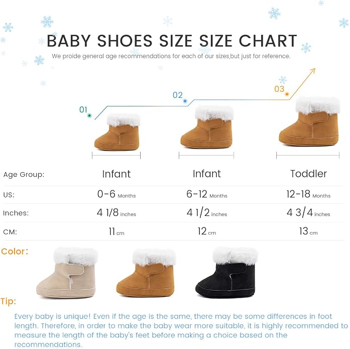 Meckior Baby Girls Cowboy Tassel Boots Side Zipper Moccasins Soft Bottom - Image 6