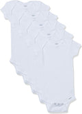 Gerber Baby Girls 5-Pack Short Sleeve Variety Onesies Bodysuits by Gerber
