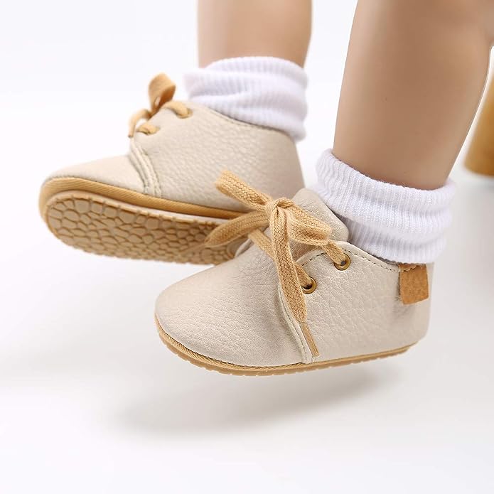 Meckior Baby Booties Newborn Infant Unisex Baby Girls Boys Velvet Rubber - Image 2