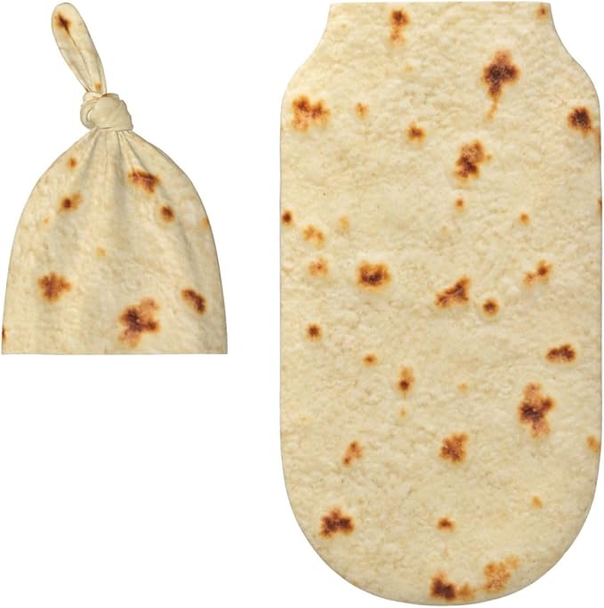 Tortilla Swaddle Blankets Soft Receiving Blanket Burrito Baby Swaddle Wrap - Image 8