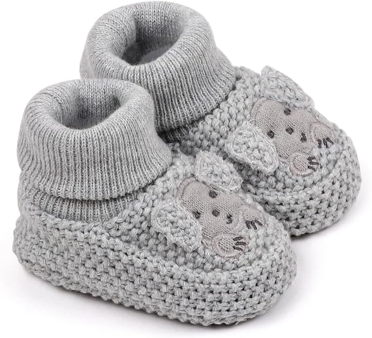 Infant Baby Boys Girls Knitted Booties Soft Cute First Walking Socks Shoes | by WaiHeikki