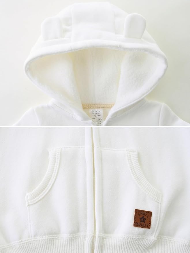 Baby Boy Girl Clothes Zip-Up Hoodies - Image 4