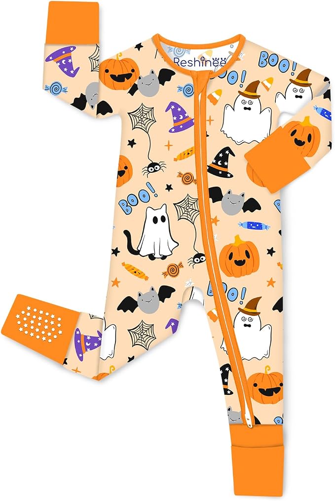 babee Reshinee Bamboo Viscose Baby Footie Pajama, Zipper Sleeper Boys Girls | by babeeReshinee