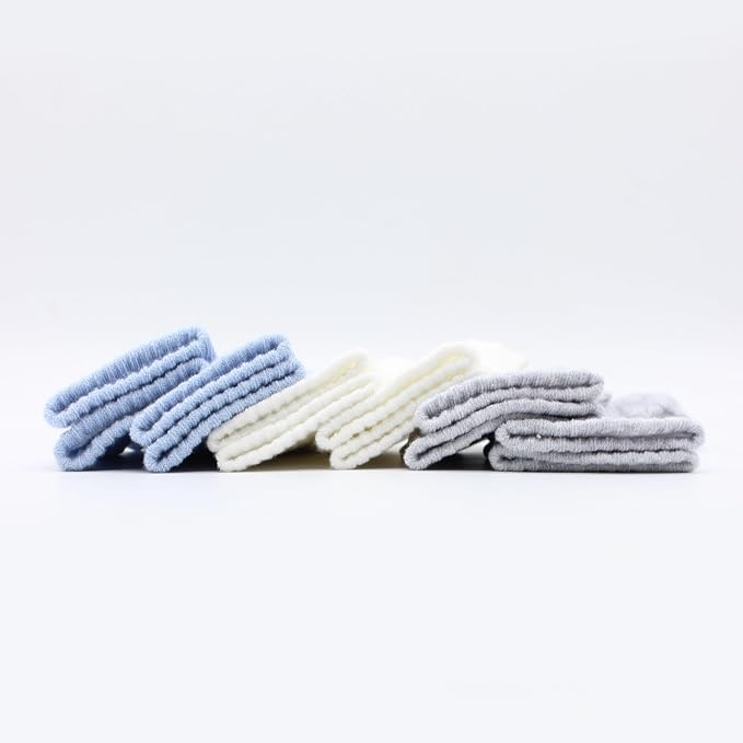 bistyle Baby Grip Ankle Socks 6 Pairs | Newborn Infant Toddlers Sock Organic - Image 8