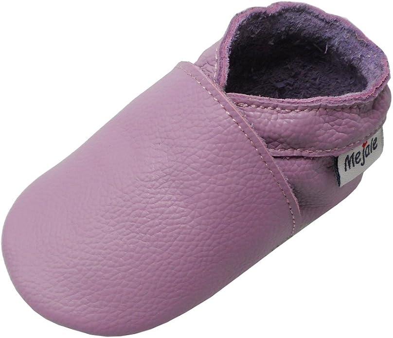 Mejale Baby Infant Toddler Shoes Slip-on Soft Sole Leather Moccasins Pre-Walkers by Mejale