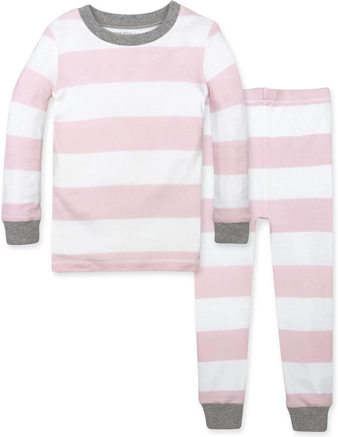 Burt's Bees Baby Girls Organic Cotton Pajamas, Toddler PJ Set, 2-PC | Soft by BurtsBeesBaby