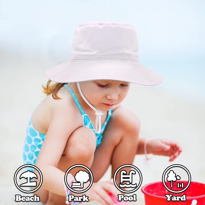 Sarfel Baby Sun Hat Summer Baby Boy Hats UPF 50+ Sun Protection Toddler Hat - Image 3