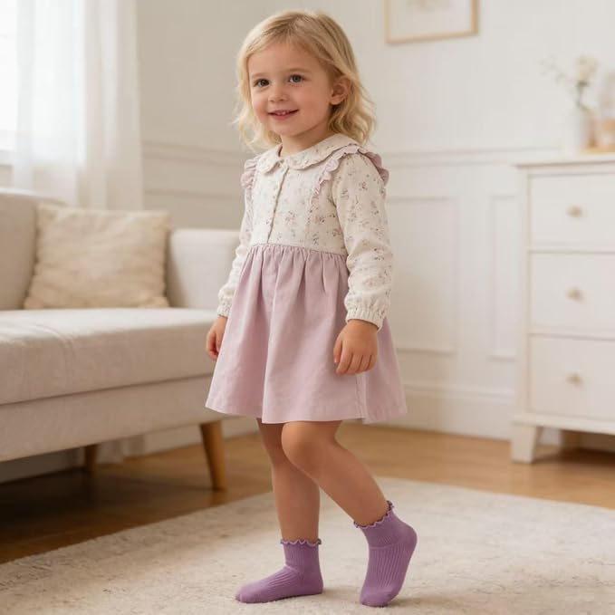 Baby Toddler Essentials Non-Slip Crew Socks - Image 3