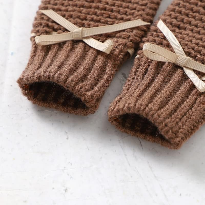 LAWKUL Baby Booties Knit Newborn Shoes Cozy First Walkers Infant Toddler Boots - Image 5