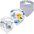 JN&LULU 3 Pack Newborn Baby Bibs Bandana Drool Bibs by JNLULU