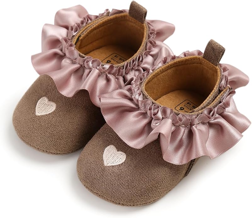 Ohwawadi Infant Baby Boys Girls Slippers Cozy Fleece Booties Soft Bottom Warm - Image 6