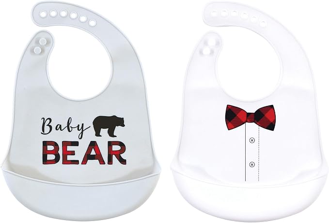Little Treasure Unisex BabySilicone Bibs - Image 2