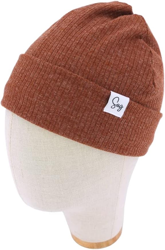 Jersey Beanie Hat for Newborn Baby Boys Girls Silky Satin Lined Hats Bonnet - Image 2