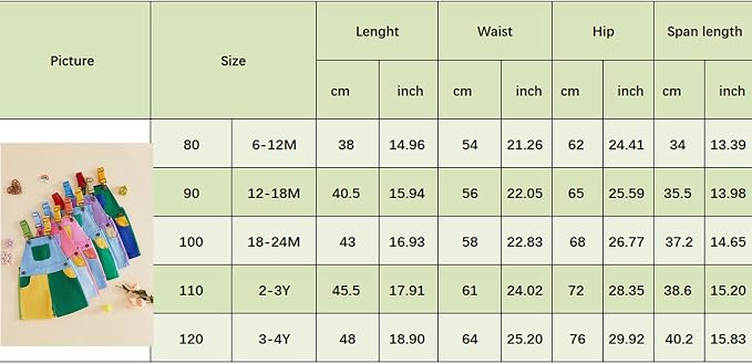 Fernvia Toddler Kids Baby Girl Boy Contrast Color Overalls Shorts Clothes - Image 7